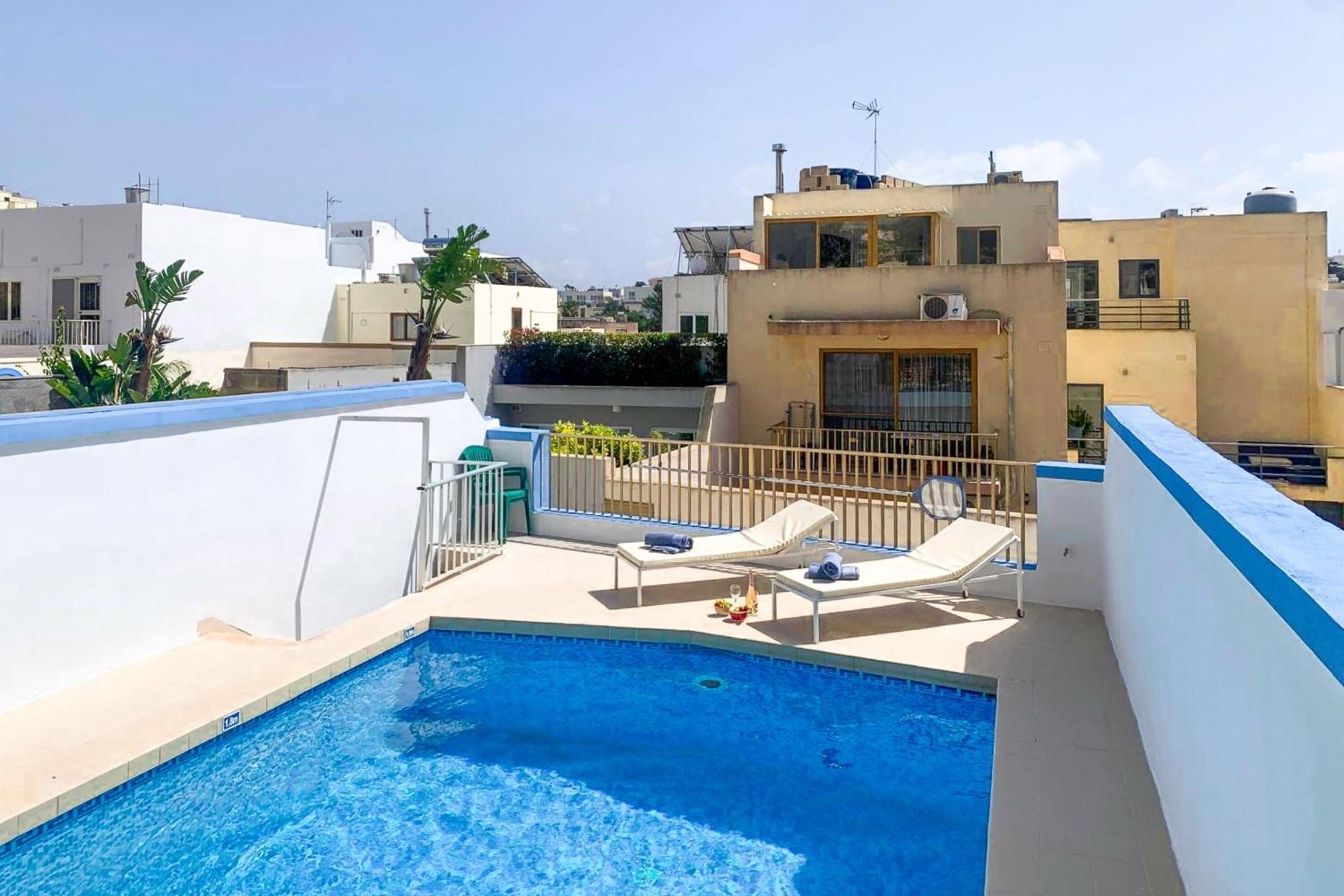 Pool & Sea Merill Apartments المليحة المظهر الخارجي الصورة